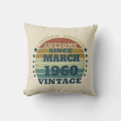 65パーソナライズされたヴィンテージ65歳 クッション (正面)