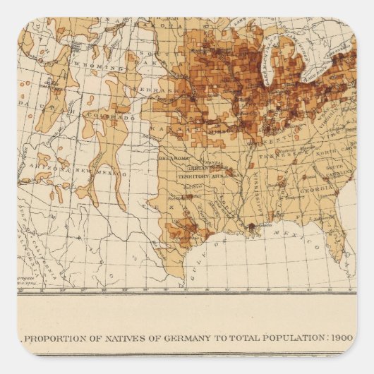 65先住民ドイツ1900 スクエアシール (正面)