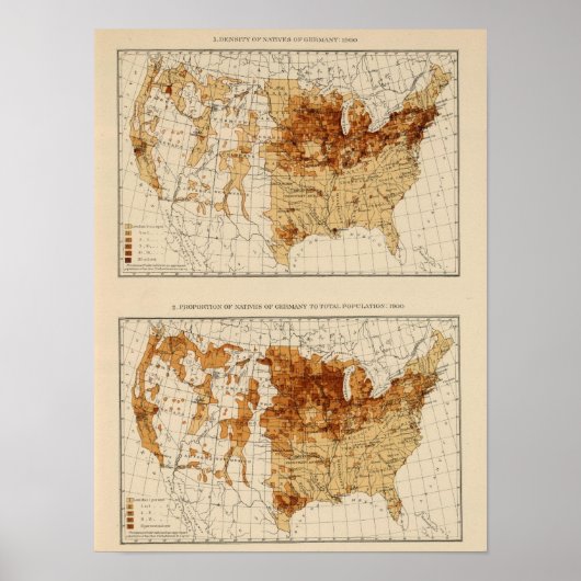 65先住民ドイツ1900 ポスター (正面)