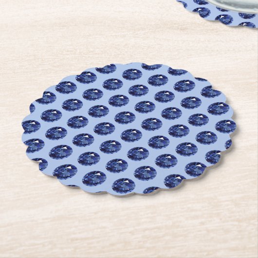 65周年サファイア ペーパーコースター (アングル)