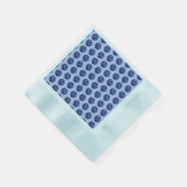 65周年サファイア 縁ありカクテルナプキン (角)