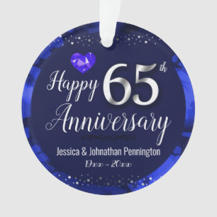 65周年結婚を迎える オーナメント