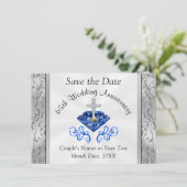 65周年結婚日付カードを保存 招待状 (スタンド正面)