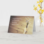 65周年結婚記念カード カード (黄色い花)