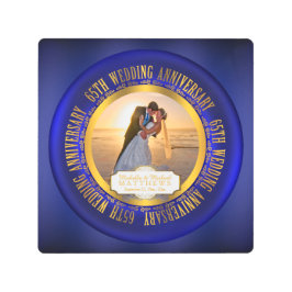 65周年結婚記念写真記念日 メタルプリント