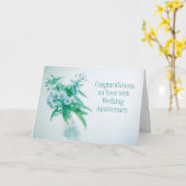 65周年結婚記念日カード カード (黄色い花)