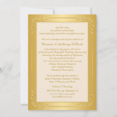 65周年結婚記念日招待状 招待状 (裏面)