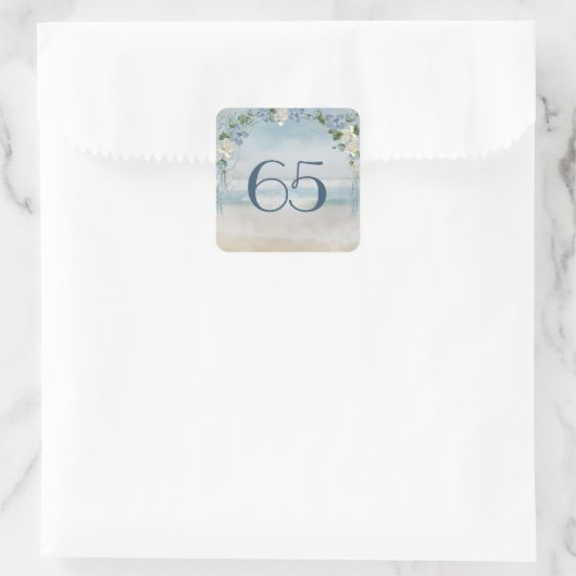 65周年記念の航海ネットとアーチ スクエアシール (バッグ)