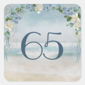 65周年記念の航海ネットとアーチ スクエアシール (正面)