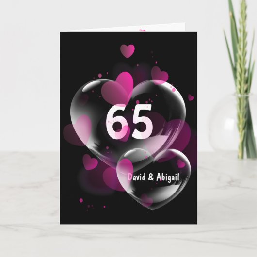65周年記念ハートバブル開催 カード (正面)