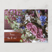 65周年記念ヴィンテージの花を保存 案内ポストカード (正面)