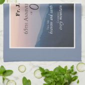 65周年調整のパーソナライズおめでとう キッチンタオル (折り畳み)