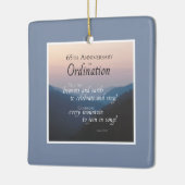 65周年調整のパーソナライズおめでとう セラミックオーナメント (左)