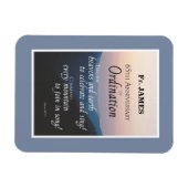 65周年調整のパーソナライズおめでとう マグネット (横)