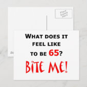 65噛め！ ポストカード (正面/裏面)