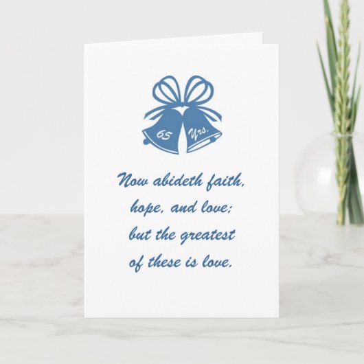 65年の愛 カード (正面)