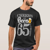 65年への応援そしてビール Tシャツ (正面)