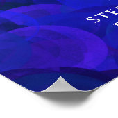 65年王室のの応援へようこそ誕生日 ポスター (角)