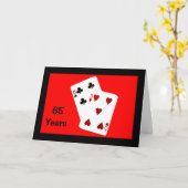 65歳の節目 おめでとうございます！記念カード カード (黄色い花)