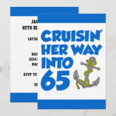 65歳の船旅に招待 招待状 (正面/裏面)