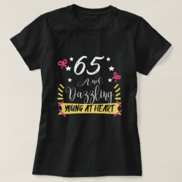 65歳の華やかな誕生日 Tシャツ