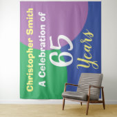 65歳の誕生日お祝いタペストリー タペストリー (インサイチュ)