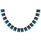 65歳の誕生日のろうそく（目玉つき） バンティングフラッグ (全)