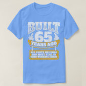 65歳の誕生日ギフトアイディア65年前に建てられた Tシャツ (デザイン正面)