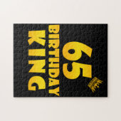 65歳の誕生日ギフト65歳の誕生日キング ジグソーパズル (横)