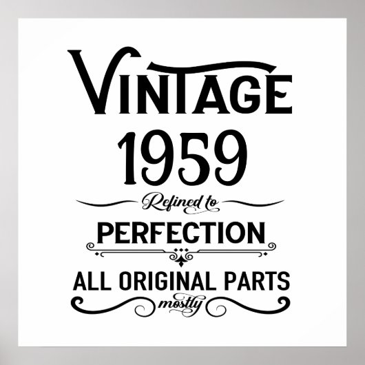 65歳の誕生日パーティーにぴったりのオリジナルグッズ ポスター (正面)