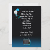 65歳の誕生日パーティー（目玉付き） 招待状 (裏面)