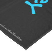 65歳の誕生日パーティー,繰り返す名前,黒 テーブルクロス (アングル)