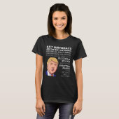 65歳の誕生日プレゼント 面白いトランプの名言Tシャツ メンズ Tシャツ (正面フル)