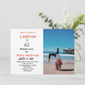 65歳の誕生日65歳の誕生日 招待状 (スタンド正面)