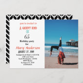 65歳の誕生日65歳の誕生日 招待状 (正面/裏面)