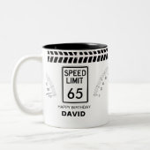 65歳の誕生日 ツートーンマグカップ (左)