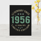 65歳ブデイレジェンド65誕生日 カード (黄色い花)