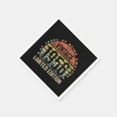 65歳ヴィンテージ1956年限定版誕生日 スタンダードカクテルナプキン (角)