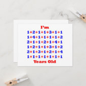 65歳! カード (正面/裏面インサイチュ)