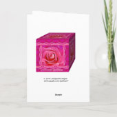 65番目の誕生日カード – バラギフトボックス – おもしろい カード (裏面)