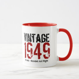 65番目の誕生日ヴィンテージ1949または任意の年V01H マグカップ