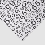 65番目の誕生日乱数パターン黒/白 薄葉紙 (詳細)