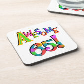 65素晴らし誕生日Tシャツとギフト コースター (左側)