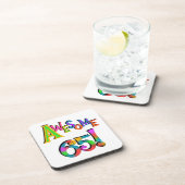 65素晴らし誕生日Tシャツとギフト コースター (右側)