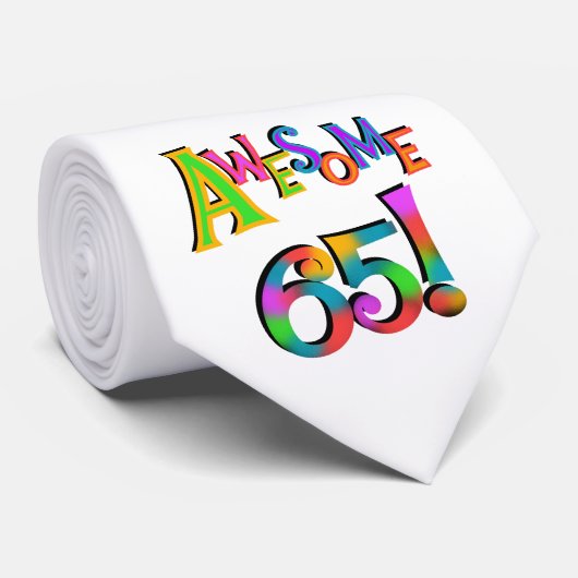 65素晴らし誕生日Tシャツとギフト ネクタイ (ロール)