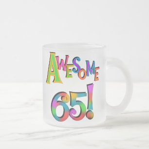 65素晴らし誕生日Tシャツとギフト フロストグラスマグカップ