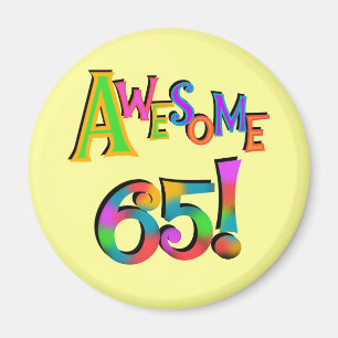 65素晴らし誕生日Tシャツとギフト マグネット