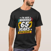 65結婚した年おもしろい65結婚周年 Tシャツ (正面)