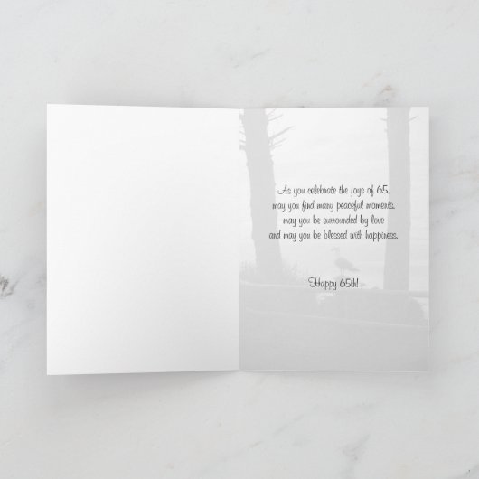 65誕生日カード カード (内部)