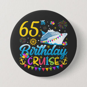 65誕生日クルーズBデイパーティーラウンド 缶バッジ